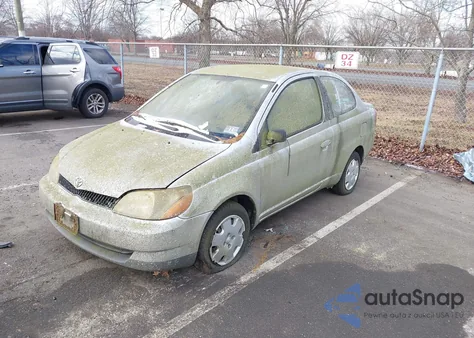 2000 Toyota Echo z USA, uszkodzony, nr VIN JTDAT1235Y5018002